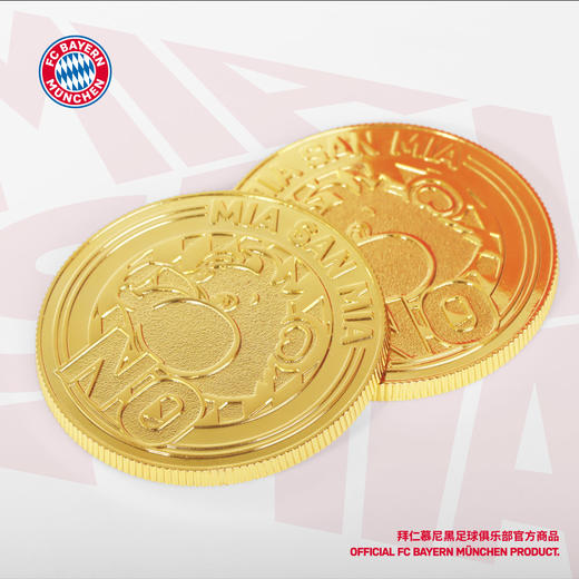 【官方正版】拜仁慕尼黑足球俱乐部 | BERNI决策币纪念币金色电镀铜 商品图2