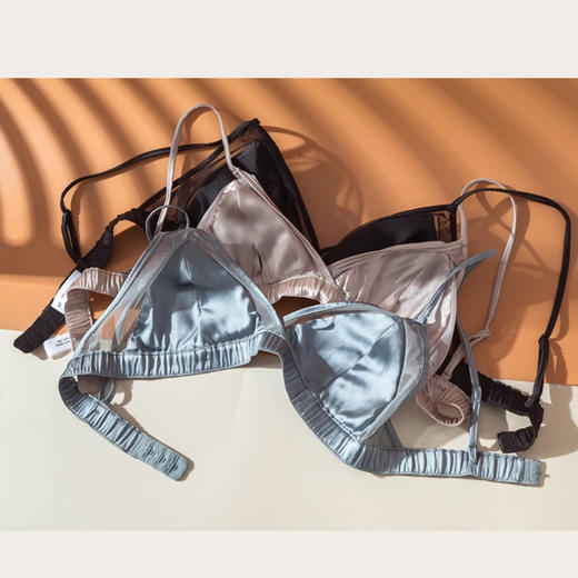 裁缝学苑AS315缎面法式内衣女三角杯无钢圈文胸纸样女装薄款胸罩样板 商品图5