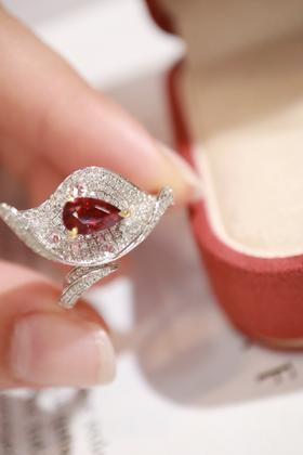 1.08ct 红宝石戒指