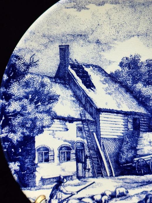 荷兰代尔夫特蓝陶赏盘，四季 商品图9