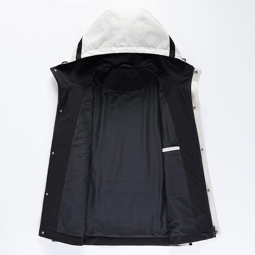 【实体店同款】【新款DPX】大依优型大码男装连帽夹克加肥加大休闲夹克胖子宽松外套上衣户外 商品图1