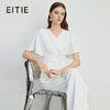 EITIE爱特爱气质V领高腰显瘦阔腿飞飞袖连体裤夏新款B2412302 商品缩略图0