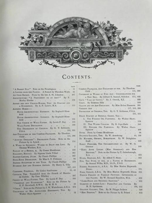 31*24cm！1892年 艺术杂志 数百幅插图 真皮精装大16开 商品图4