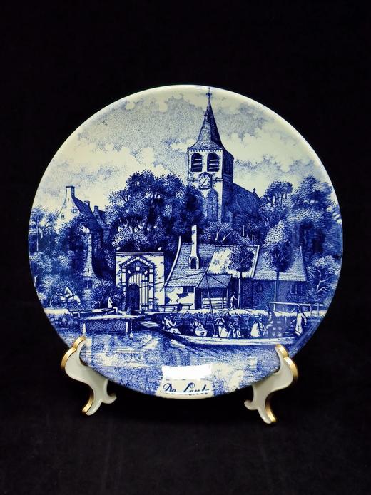 荷兰代尔夫特蓝陶赏盘，四季 商品图0