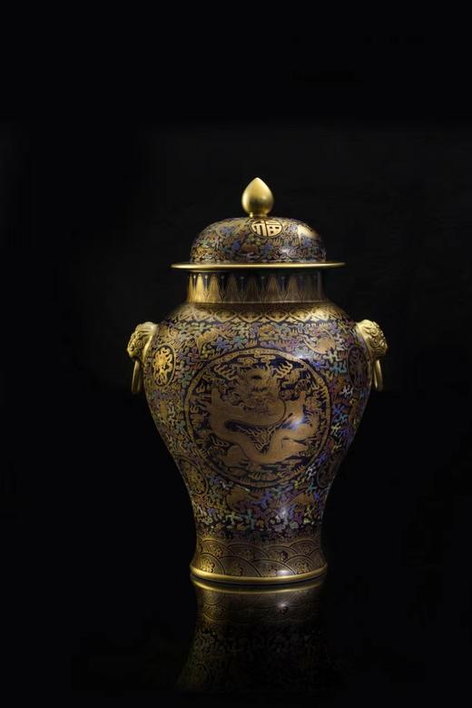 黄金珐琅龙凤尊 商品图0