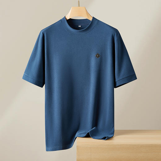 【澳绒】【新款DPF】大依优型大码秋冬短袖保暖背心休闲加肥加大上衣男士胖子大码t恤打底 商品图9