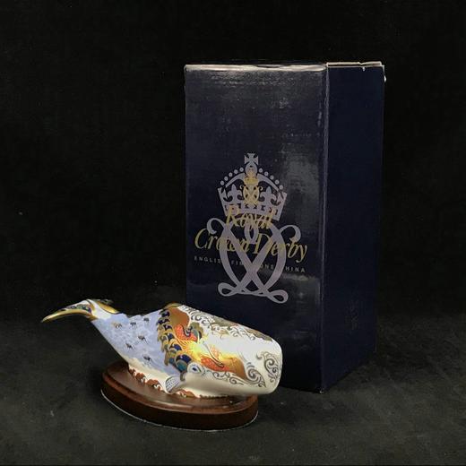 英国皇家皇冠德比 描金彩绘骨瓷动物镇纸 商品图9