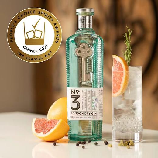 英伦3号金酒 杜松子酒 700ml 商品图3