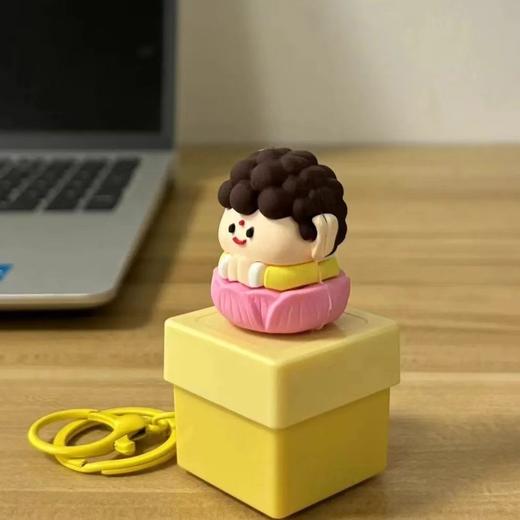 网红搞怪如来佛祖莫生气解压钥匙扣佛主按键发光发声减压神器玩具挂件 商品图6