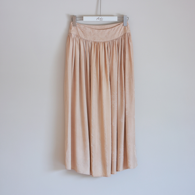 饭小饭  真丝半裙