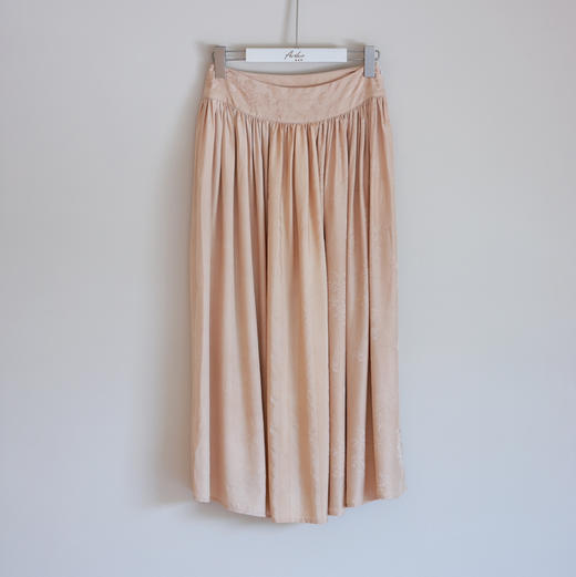 饭小饭  真丝半裙 商品图0