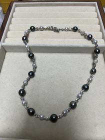 大溪地真多麻拼接项链