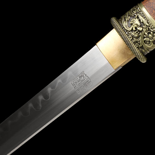 合金天龙环首刀 龙泉沈广隆宝剑  一体刀剑  未开刃 商品图3