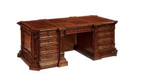 Florence 复古书桌，沉稳大气质感满分