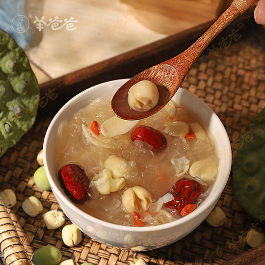 【白莲子】江西白莲子 自然烘干 饱满粉糯 煲汤煮粥好搭档 商品图5