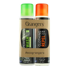 GRANGERS户外服冲锋衣洗涤清洁剂+防泼水修复套装GRF208 容量【300ML*2 】