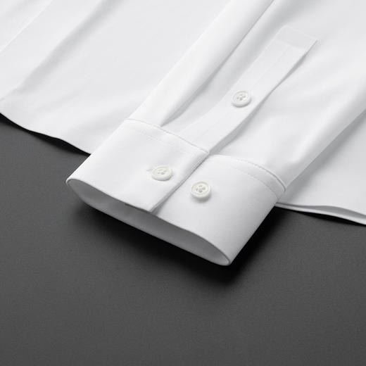 【高弹】【封口款】【新款DDA】大依优型大码男装高弹长袖衬衫商务休闲上衣加肥加大胖子舒适打底 商品图6