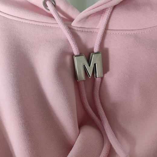 SZ2678短款春秋款女士卫衣纯棉柔软简约纯色宽松连帽款上衣 商品图2