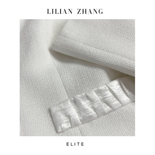 E——定制—“都市丽人”——轻奢、衣橱必备、手工嵌边式上衣外套 2405007 商品图3