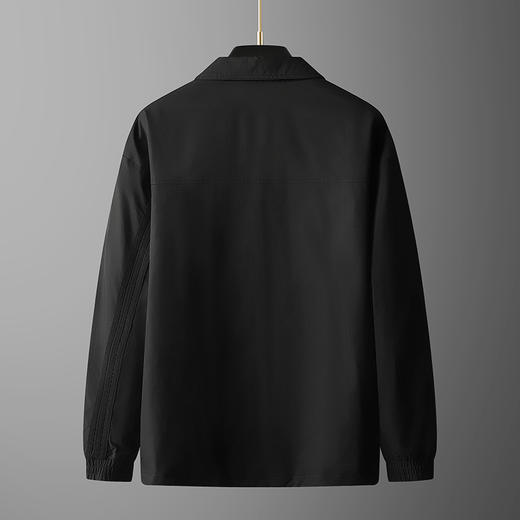 【实体店同款】【新款DPX】大依优型大码男装翻领夹克加肥加大休闲夹克胖子宽松外套上衣 商品图1