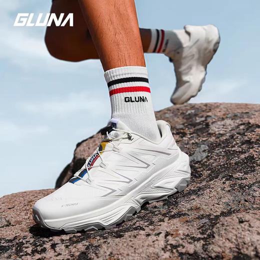 GLUNA哥鲁纳/麒麟3.0户外越野跑鞋男女款红色跑山鞋登山徒步鞋轻便防滑耐磨 商品图2