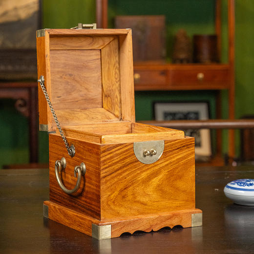 黄花梨盝顶官印箱 商品图2