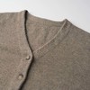 ROMI STUDIO “温柔质感” 7针6s羊绒羊毛混纺V领针织开衫 432WS130 商品缩略图2