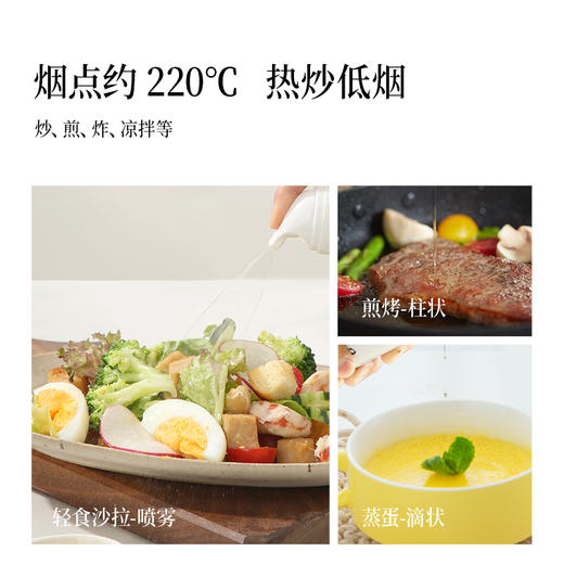 【59.9元2瓶！】牛油果油｜晟麦0反式牛油果油喷雾油 220ml 鳄梨油 热炒 耐高温 健身轻食凉拌 喷食用油 商品图5