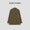 ROMI STUDIO “棕标甄选” 非洲混种绒面羊皮哑光雾面外套 441P1026 商品缩略图1