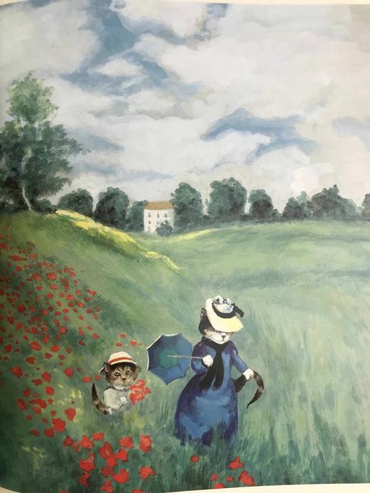 猫咪版印象派画集 31幅彩色插图 精装大16开 商品图12