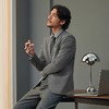 柒牌男装平驳领西装男士2024秋季新款商务绅士暗条纹花纱西服外套	127C70520 商品缩略图1