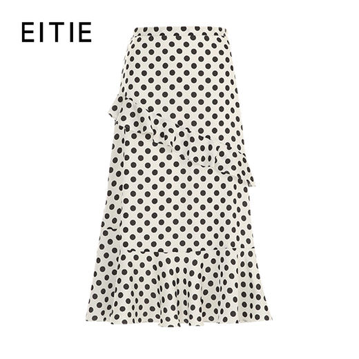 EITIE爱特爱时尚高腰显瘦波点a字半身裙夏季新款B2406326 商品图5