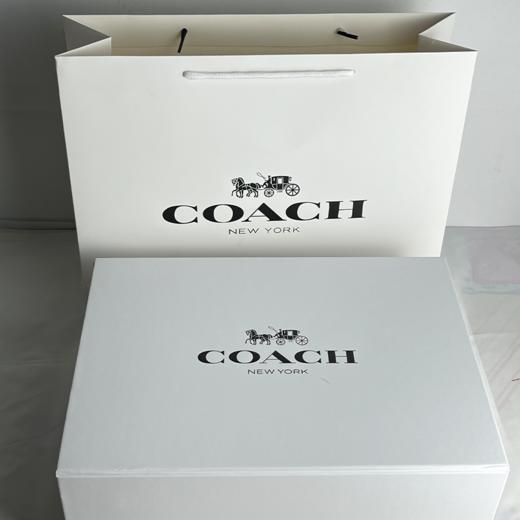 【送礼盒礼袋】COACH/蔻驰包包女士波士顿中号枕头经典拼色手提包 商品图3