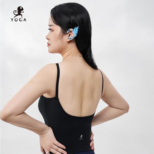 壁虎瑜伽【2108SY066】纯棉大U美背背心（一体式胸垫）【七十二小时发货】 商品图6
