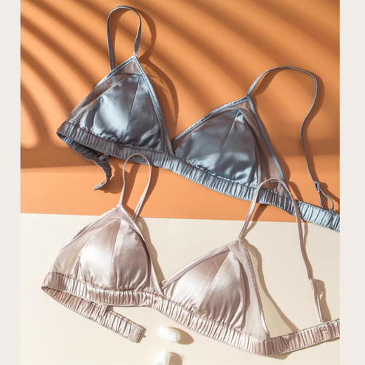 裁缝学苑AS315缎面法式内衣女三角杯无钢圈文胸纸样女装薄款胸罩样板 商品图4