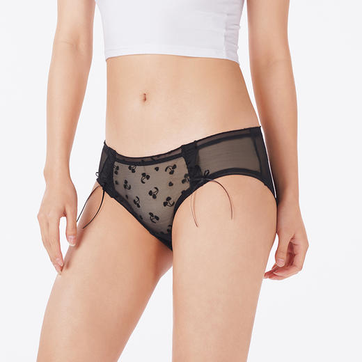 都市丽人内裤蕾丝网布三角裤蕾丝女士内裤LKT3G7 商品图2
