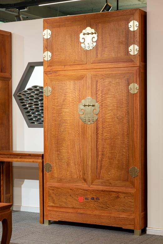 红桥红  家具严选  缅甸花梨（大果紫檀）【236素面 顶箱柜 】 商品图3