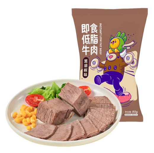 蒙时代 即食低脂牛肉80g*6 商品图5