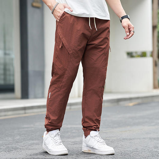 【新款DMH】大依优型大码束脚休闲裤加肥加大宽松男士卫裤胖子300斤显瘦潮流运动 商品图3