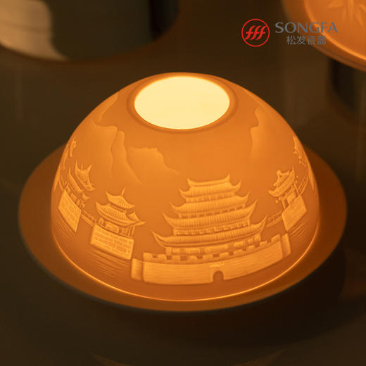 光影流年瓷雕烛台 商品图4