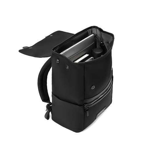 【自营】新秀丽（Samsonite）CHIRON系列双肩包抗菌背包翻盖设计商务旅行通勤包  NU4*09011 商品图8