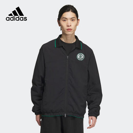 5折【自营】adidas/阿迪达斯  春季男运动训练休闲夹克外套 JI6457 商品图0