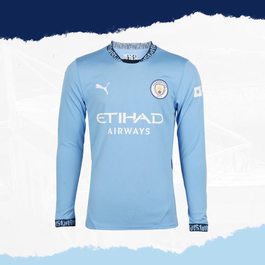 小李子PUMA彪马24-25赛季曼城主场球迷版球衣长袖成人男775076 01 商品图4