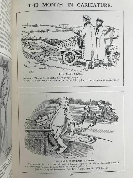 1903年5~12月 帕尔玛杂志 数百幅插图 真皮精装18开 商品图3