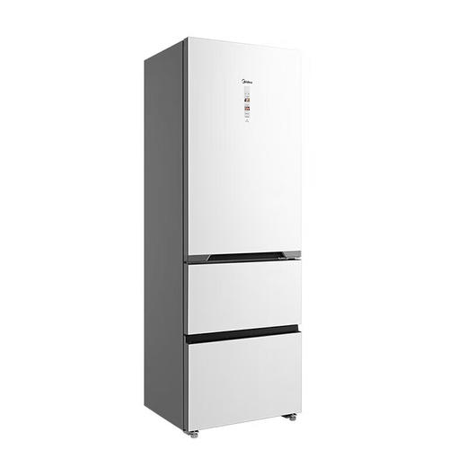 美的（Midea）60cm薄系列400升意式多门三门超薄可嵌入家用智能电冰箱BCD-400WUTGPZM(E)玉霜白 商品图4
