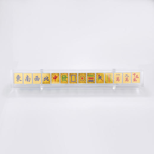 【限时克减150元】足金999 传家黄金摆件潮麻将十三幺一路发摆件礼盒14件/套（配包装盒、NGTC国检证书）(ATBJ00039)（预售产品下单后不退款不退货不换货不补差价） 商品图3