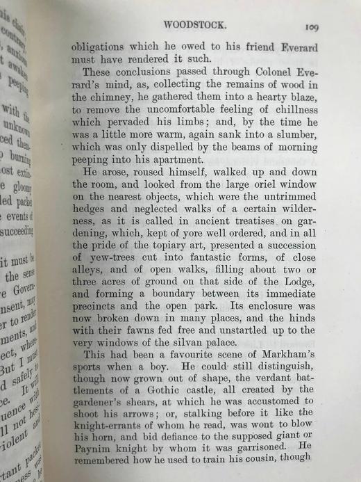 工坊特装本！1901年 司各特《伍德斯托克》 10幅插图 全真皮精装32开 商品图13