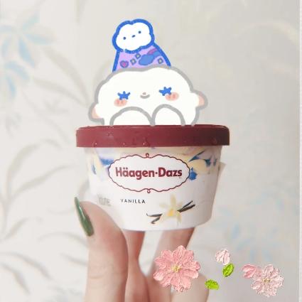【法国原装进口哈根达斯】💰去年卖了10000份快来囤货 ✅58g超人气小杯组合🌟香草、草莓、巧克力3种热销口味 ✅香草口味超级经典，清新自然，口感细腻 ✅满杯草莓🍓冰淇淋混合着真材实料的草莓果肉 商品图4