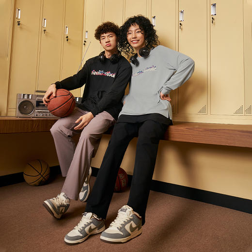 有志者UZIS 长袖投篮服男夏季网眼速干篮球跑步运动美式T恤[炫光 商品图4