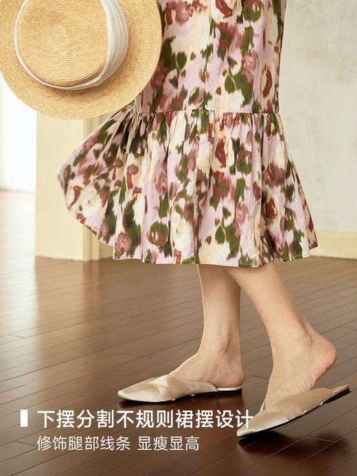 繁花叠影印花吊带连衣裙FCE3DRS169 商品图2